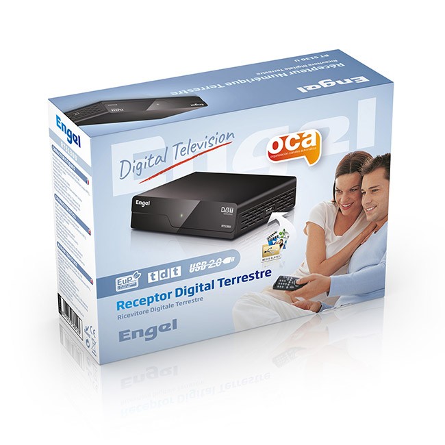 Engel RT5130T2 Sintonizador TDT Full HD ideal para las nuevas frecuencias  de Andorra, ENGEL