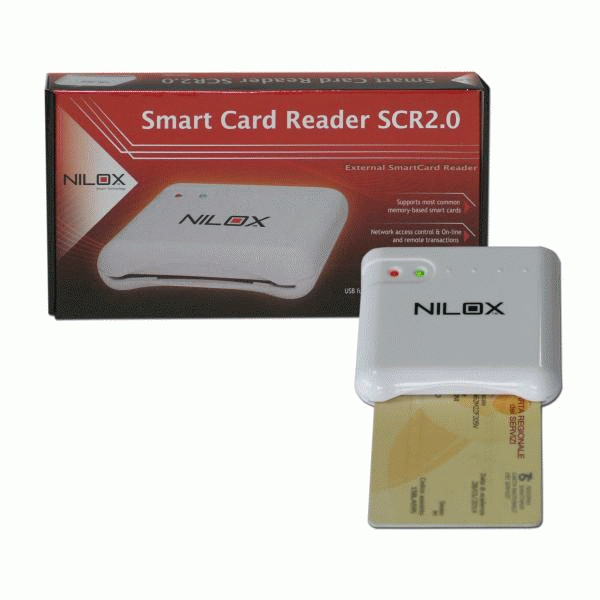 Lector Nilox Smart Card Reader Externo Blanco