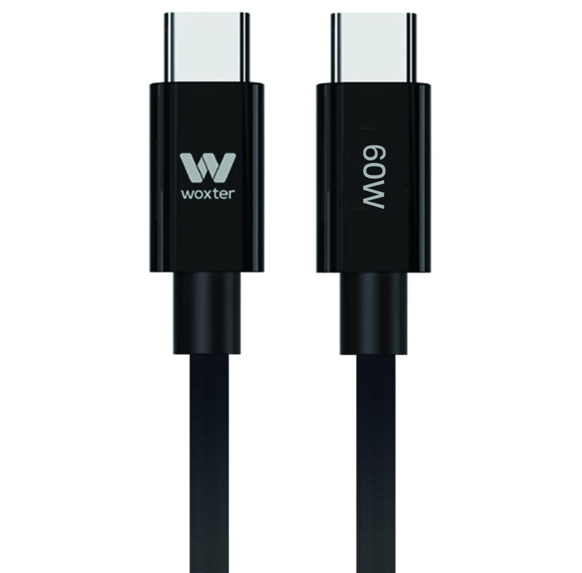 WOXTER CABLE TYPE C 60W BLACK 2M